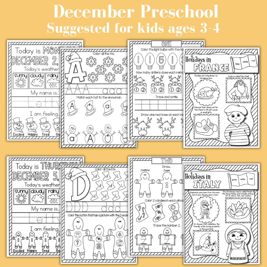 Level 1 December Workbook