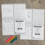Foldable Alphabet & Number Books  - Digital Download