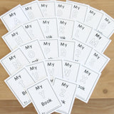 Foldable Alphabet & Number Books  - Digital Download