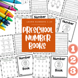 Foldable Alphabet & Number Books  - Digital Download