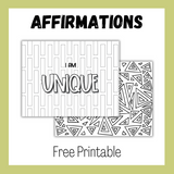 Affirmation Color Sheet