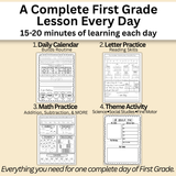 Full Year First Grade Workbooks (Ages 6-7)