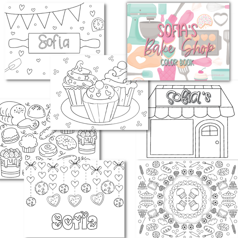 On The Go Bake Shop Color Book
