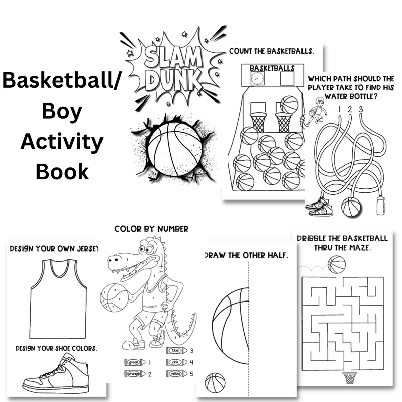 Activity Books- Basketball