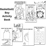 Personalized Activity Books- Basketball