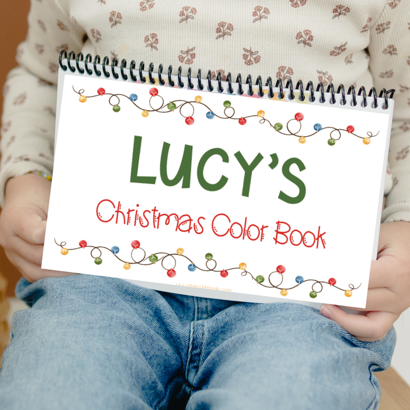 On The Go Christmas Color Book