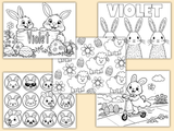 Large Personalized Easter Color Book