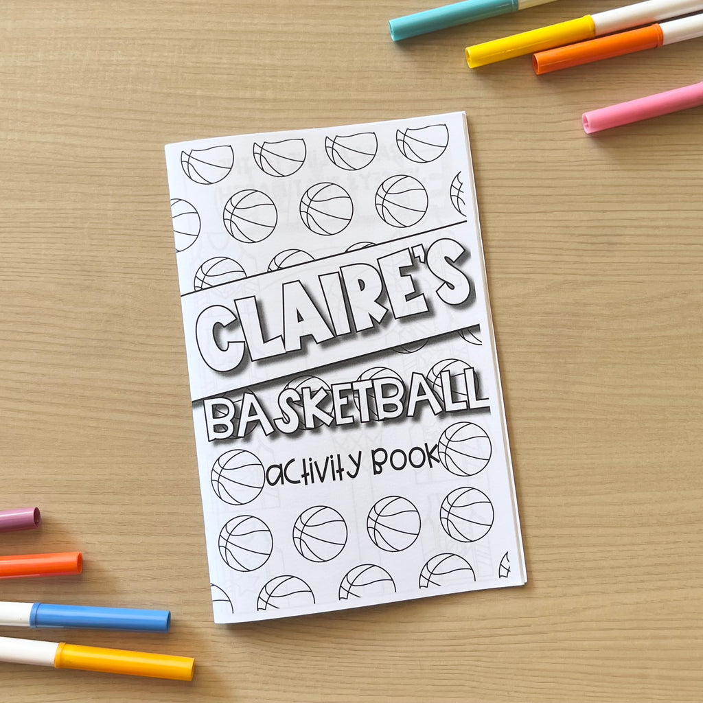 Personalized Activity Books- Basketball
