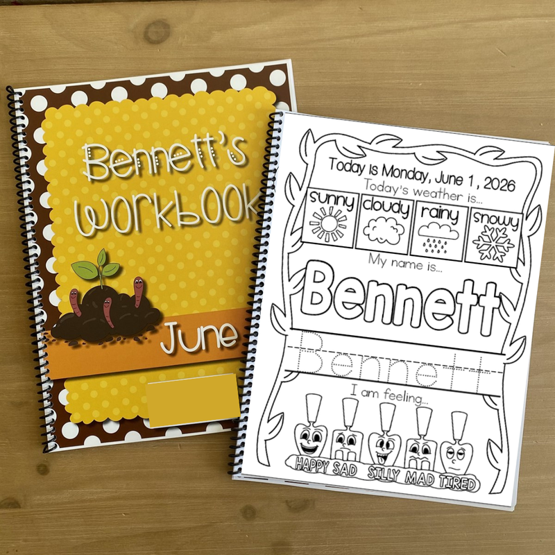 June Toddler Workbook