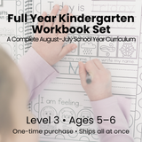 Full Year Kindergarten Workbooks (Ages 5-6)