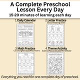 October Preschool Workbook (Ages 3–4)