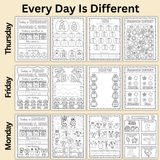 October Preschool Workbook (Ages 3–4)