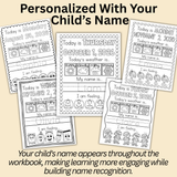 October Preschool Workbook (Ages 3–4)