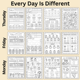 October PreK Workbook (Ages 4–5)