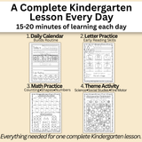 October Kindergarten Workbook (Ages 5-6)