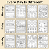 October Kindergarten Workbook (Ages 5-6)
