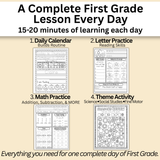 October First Grade Workbook (Ages 6-7)