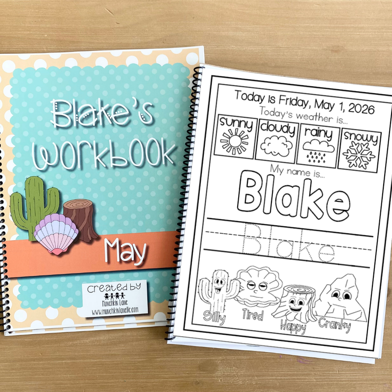 Toddler May Workbook
