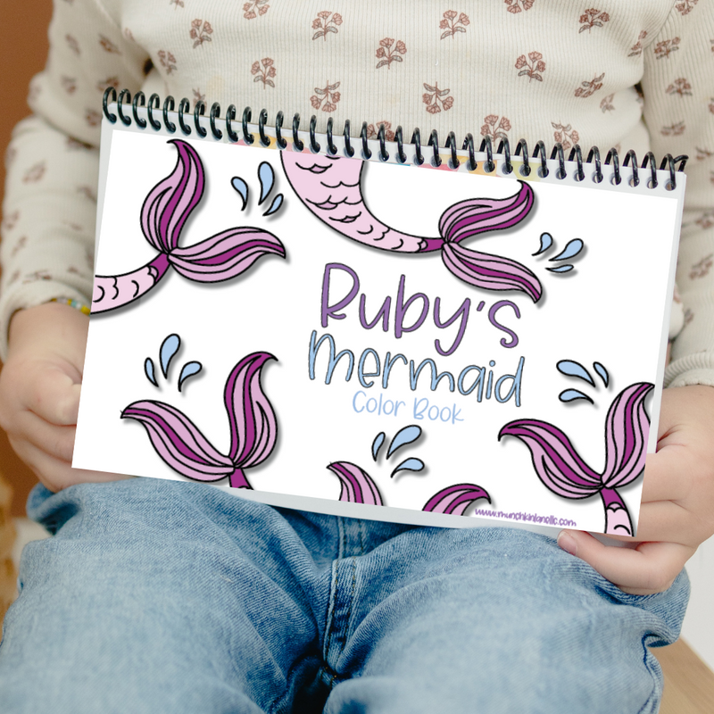 On The Go Mermaid Color Book