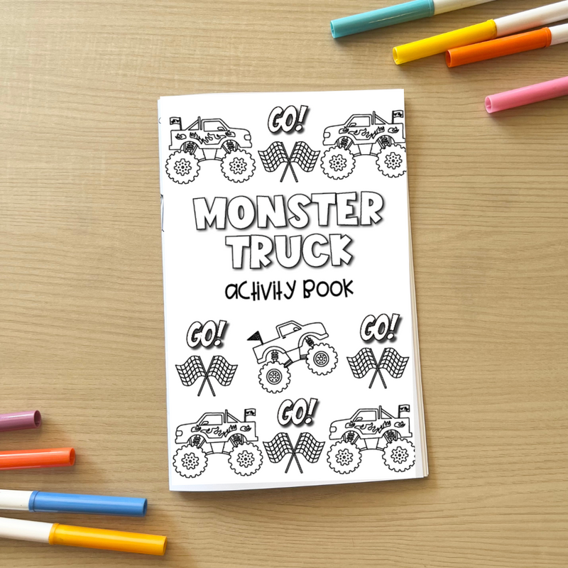 Activity Books- Monster Trucks