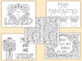 Large Personalized Floral Color Book