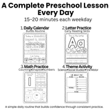 Full Year Preschool Workbooks(Ages 3–4)