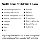 Full Year Preschool Workbooks(Ages 3–4)