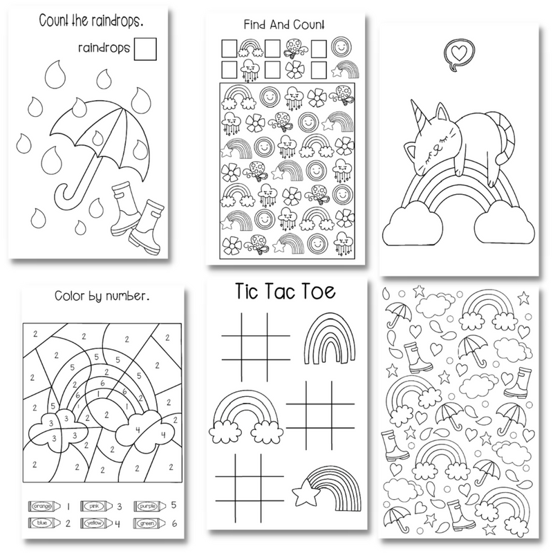 Activity Books- Rainbow