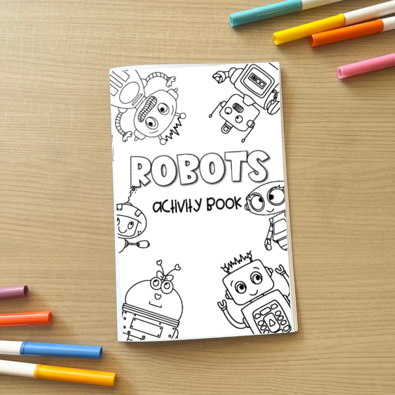 Activity Books- Robots