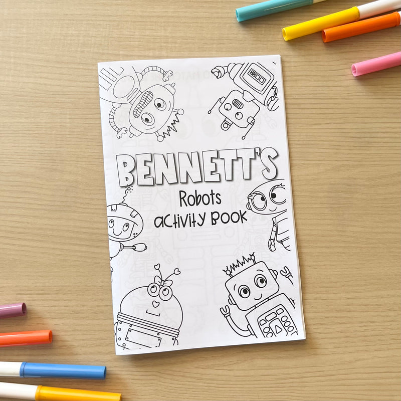 Personalized Activity Books- Robots