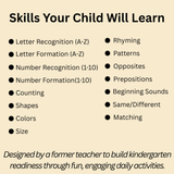 September Preschool Workbook (Ages 3–4)