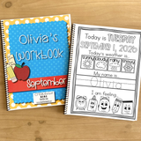 September Preschool Workbook (Ages 3–4)