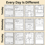 September Kindergarten Workbook (Ages 5-6)