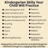 September Kindergarten Workbook (Ages 5-6)
