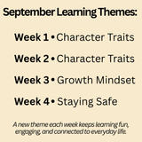 September Toddler Workbook (Ages 2-3)
