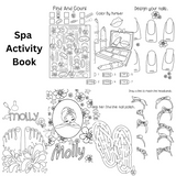 Personalized Activity Books- Spa Day