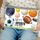 On The Go Sports Color Book