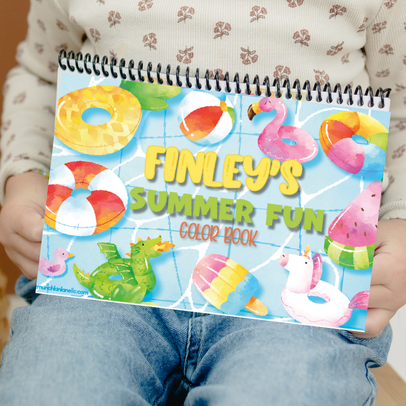 On The Go Summer Fun Color Book