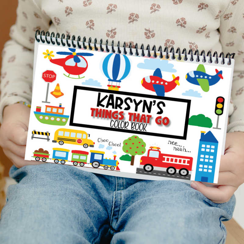 On The Go Things That Go Color Book