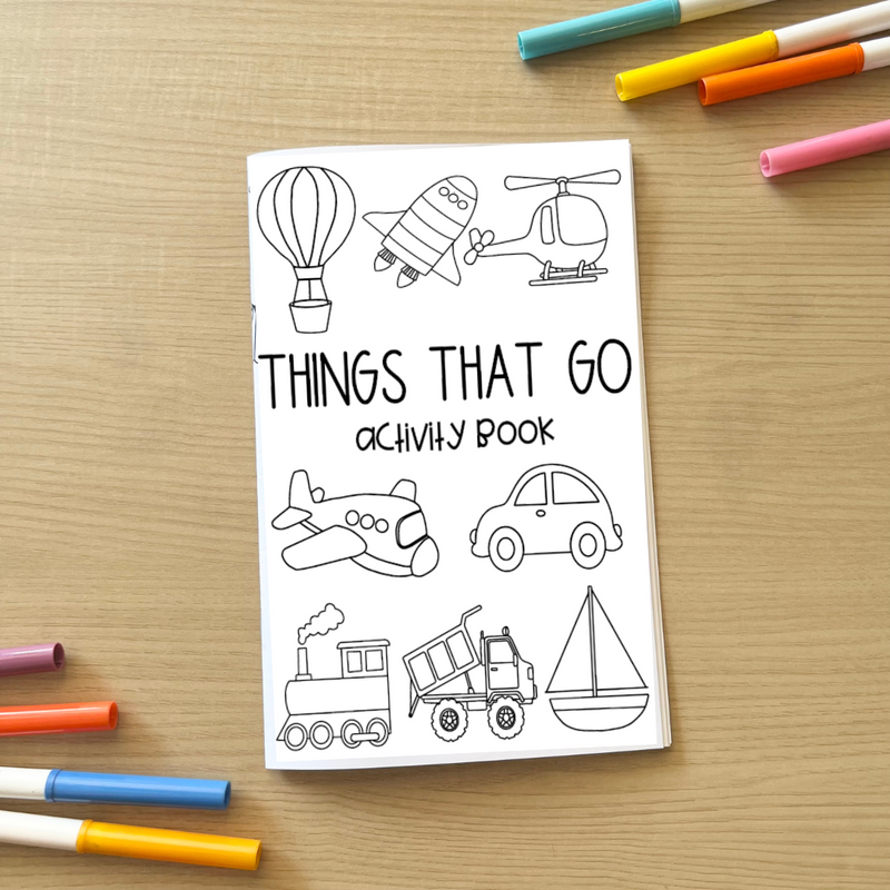 Activity Books- Things That Go