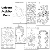 Personalized Activity Books- Unicorn