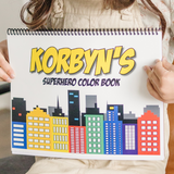 OOPSIE: Large Superhero Color Book