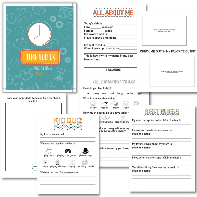 Time For Us A Parent & Child Daily Interactive Journal