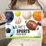 OOPSIE: Large Sports Color Book