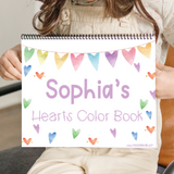 OOPSIE: Large Hearts Color Book