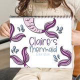 OOPSIE: Large Mermaid Color Book