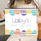 Large Personalized Easter Color Book