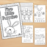 Five Little Bunnies Book l Digital Download