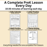 Full Year Pre-K Workbooks(Ages 4–5)