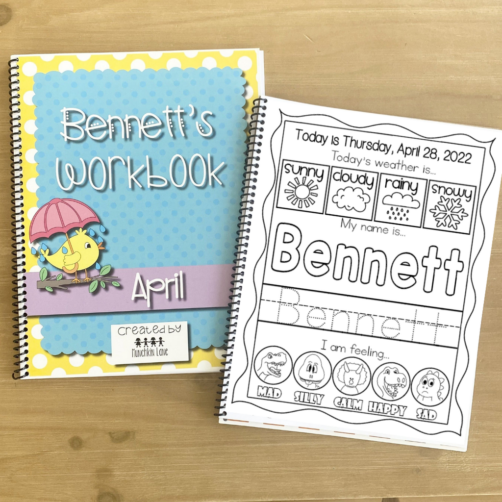 Personalized Workbook Subscription- Toddler